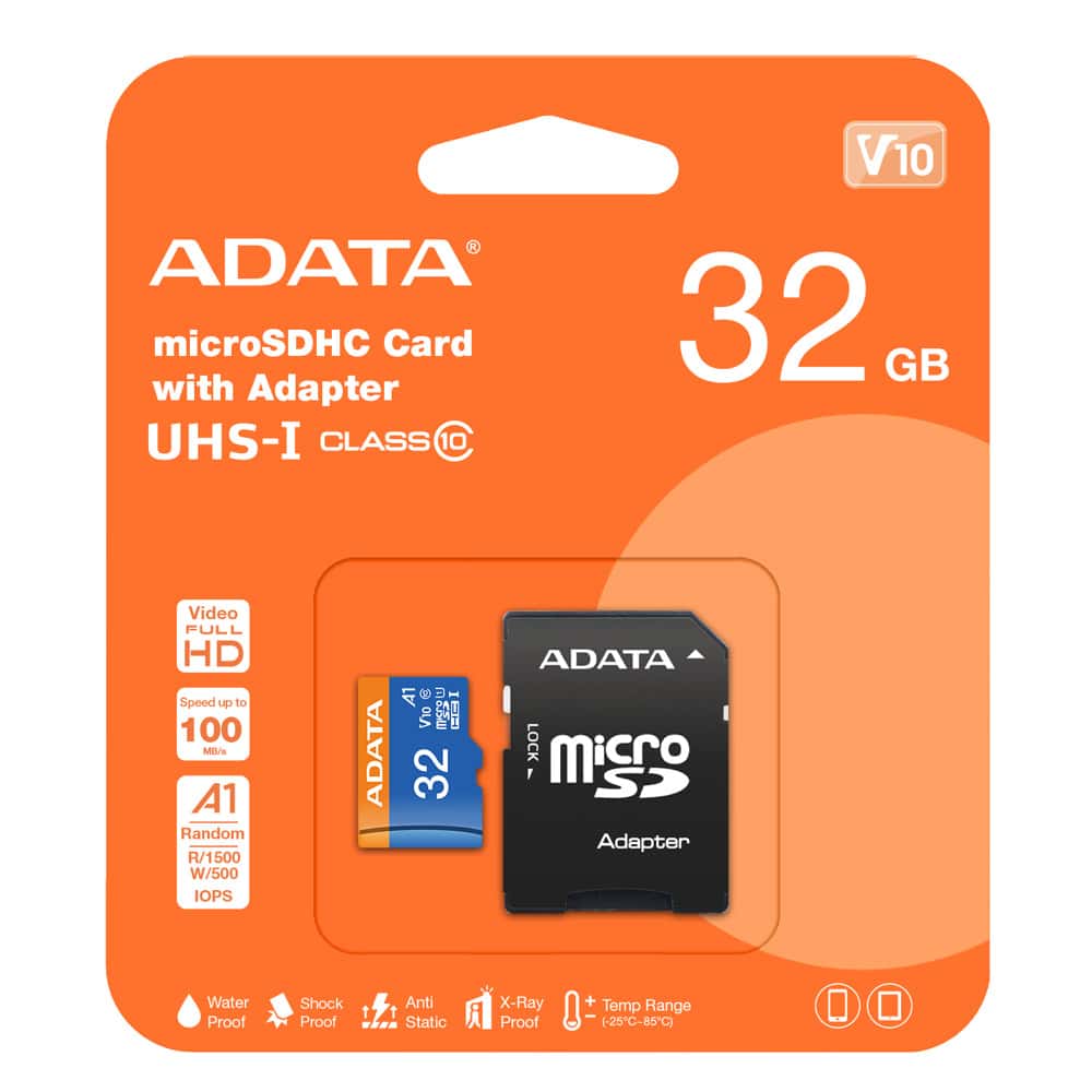 Карта памет 32GB microSDHC с адаптер