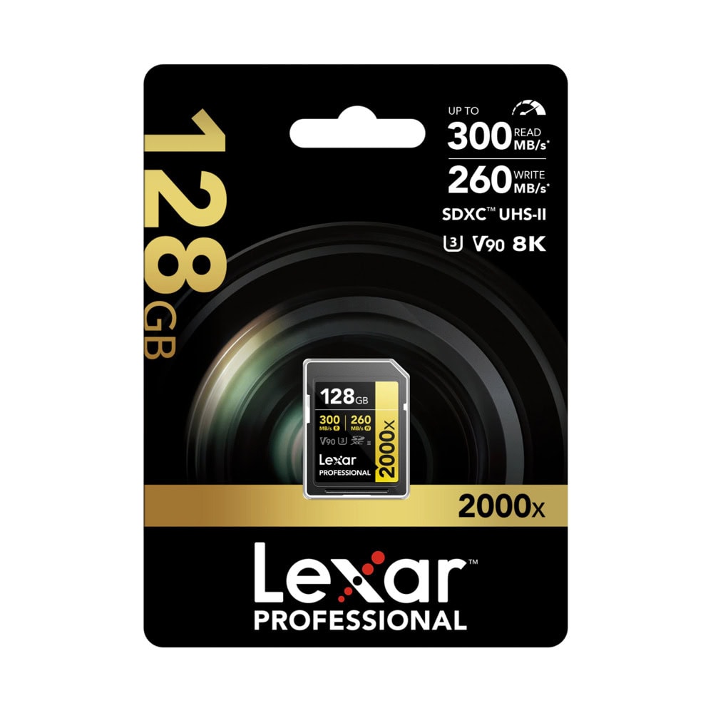 Карта памет 128GB SDXC Lexar Professional 2000X