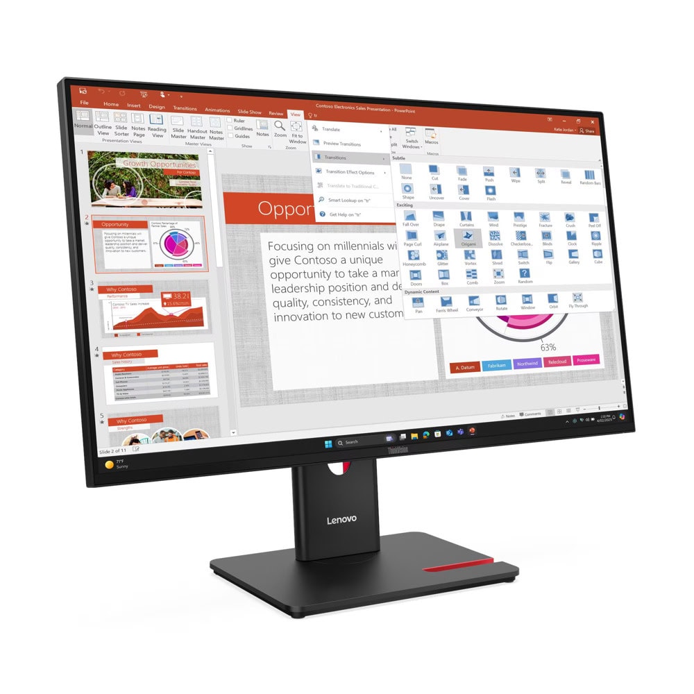 Монитор Lenovo ThinkVision T27-40 (64A5MAT6EU)