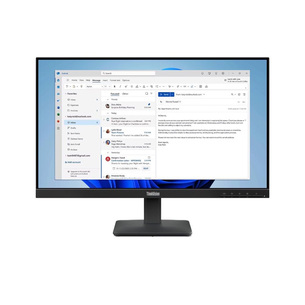 Монитор Lenovo ThinkVision S24-4e (64B5KAT1EU)