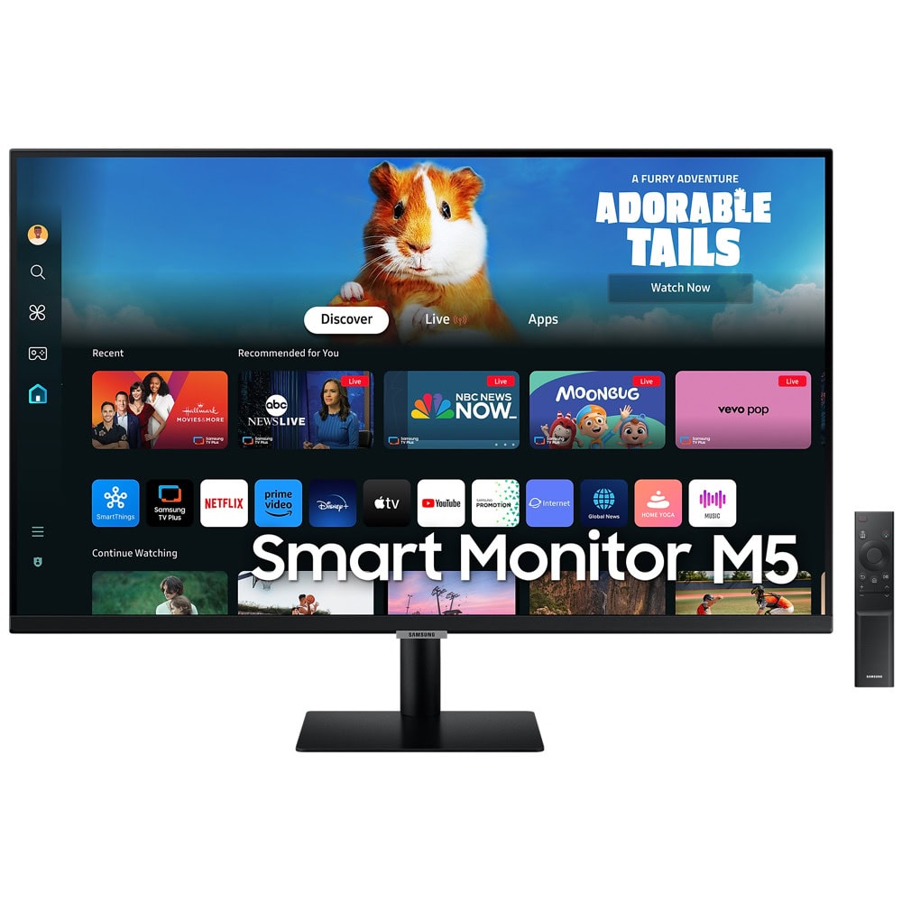 Монитор Samsung Smart Monitor M5 LS-27DM500E (2024)