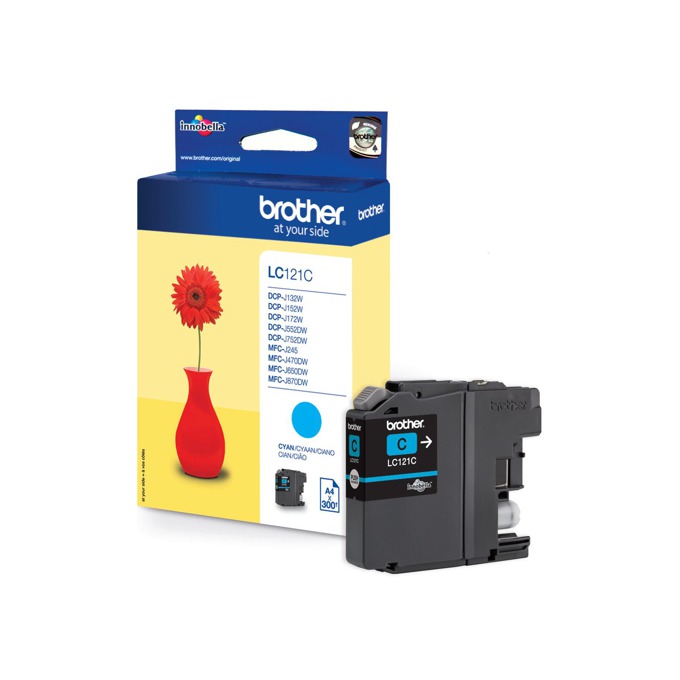 Касета за BROTHER MFC-J470DW/DCP-J552DW - Cyan - LC121C - заб.: 300k