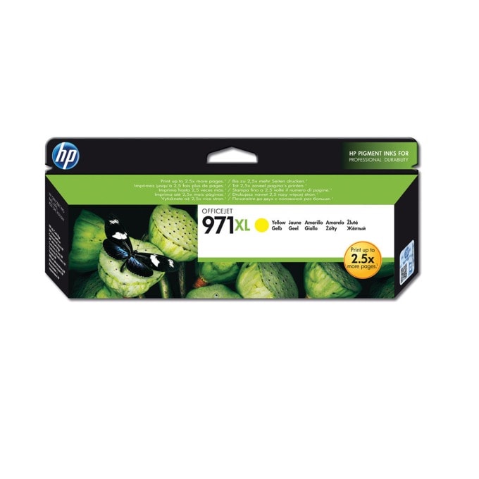 Касета HP Officejet Pro X451dw/X476dw/X551dw/X576dw - High Yield Yellow (971XL) - P№CN628AE - заб.:6600 брой копия