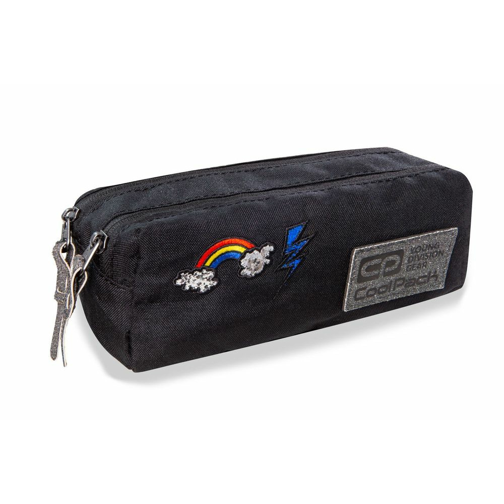 Ученически несесер CoolPack Edge Sparkling Badges Black