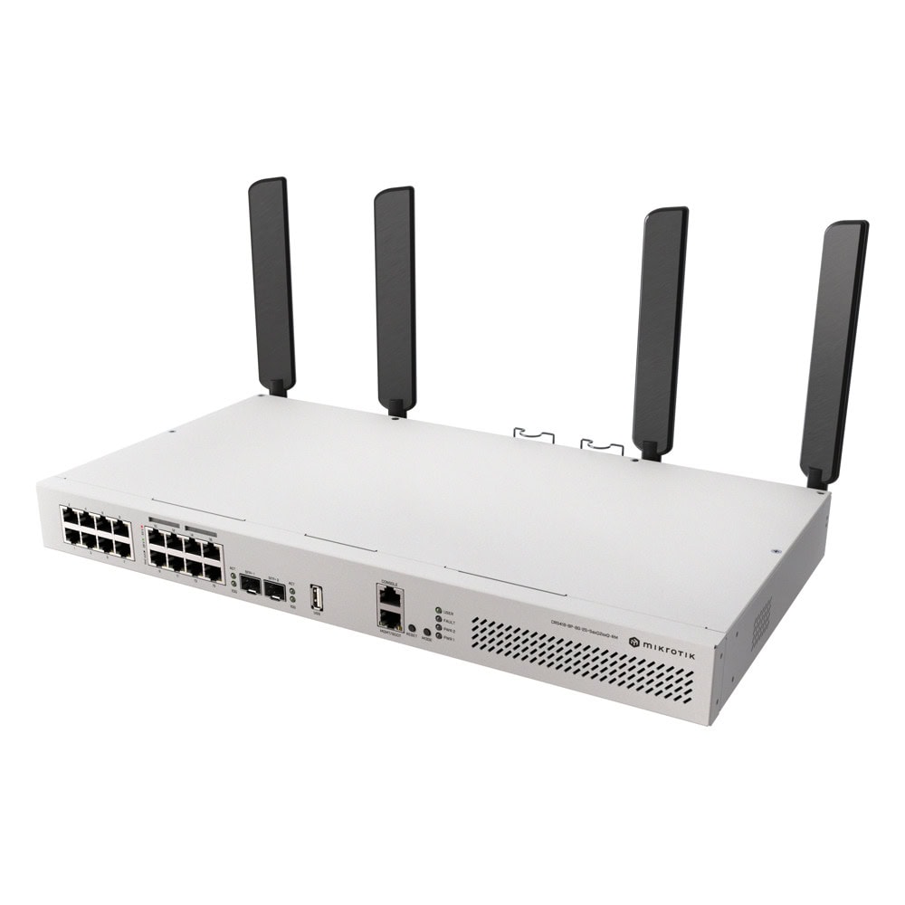 Суич MikroTik CRS418-8P-8G-2S+5axQ2axQ-RM