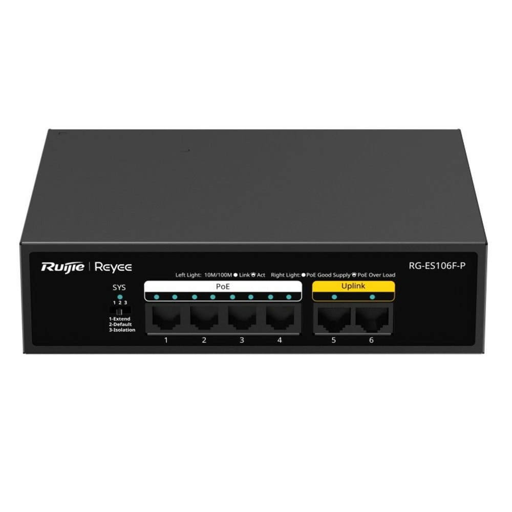 Суич Ruijie RG-ES106F-P