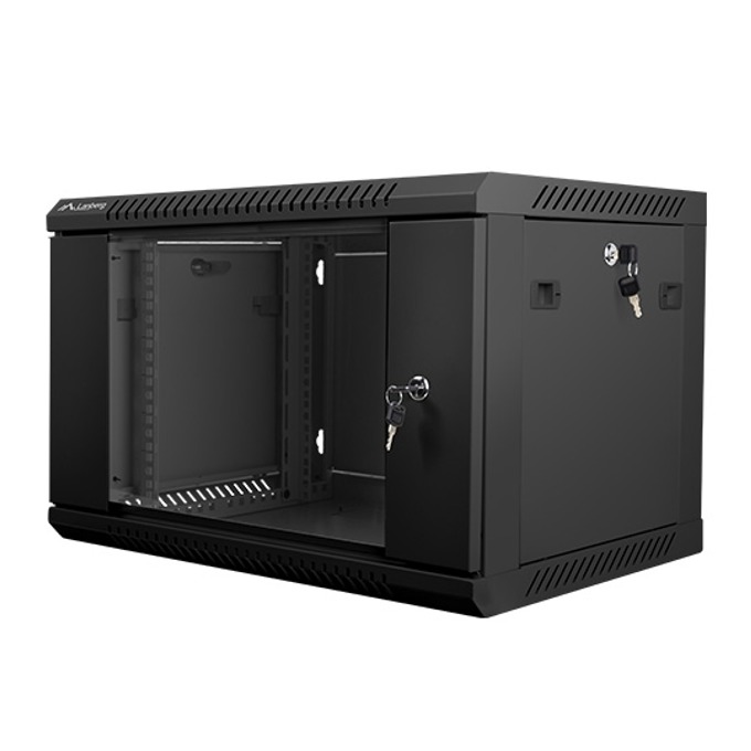 Комуникационен шкаф Lanberg WF01-6406-10B