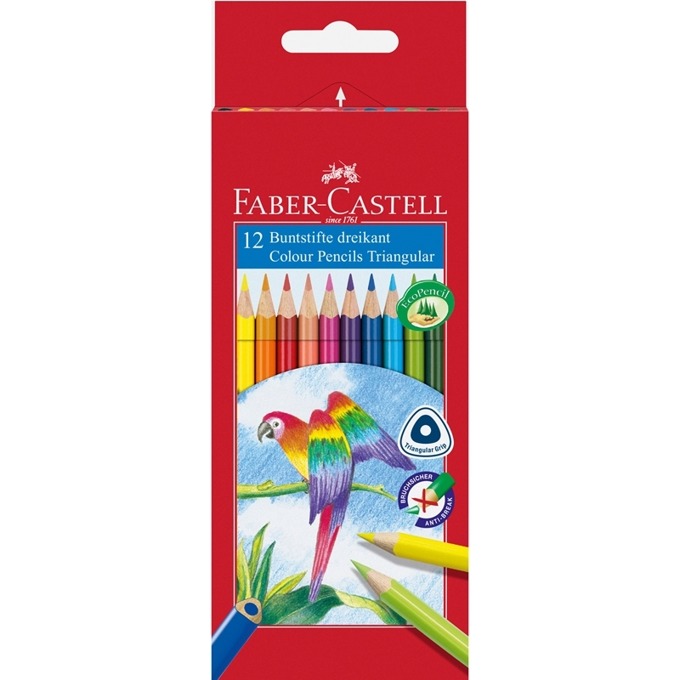 Цветни моливи Faber-Castell Triangular