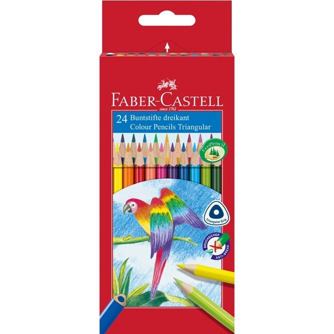 Цветни моливи Faber-Castell Triangular