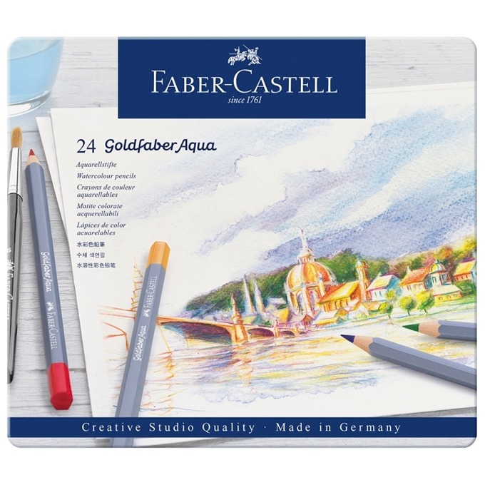 Акварелни моливи Faber-Castell Goldfaber Aqua