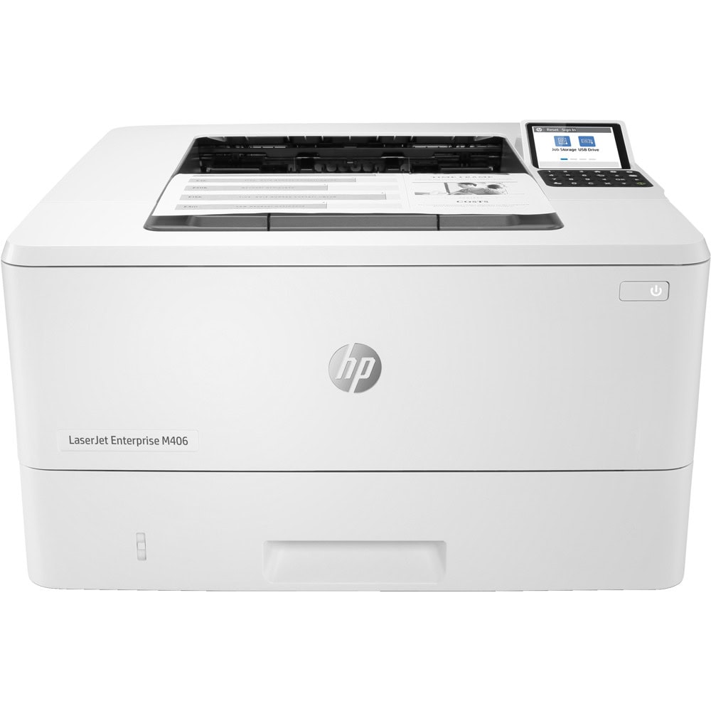 Лазерен принтер HP LaserJet Enterprise M406dn
