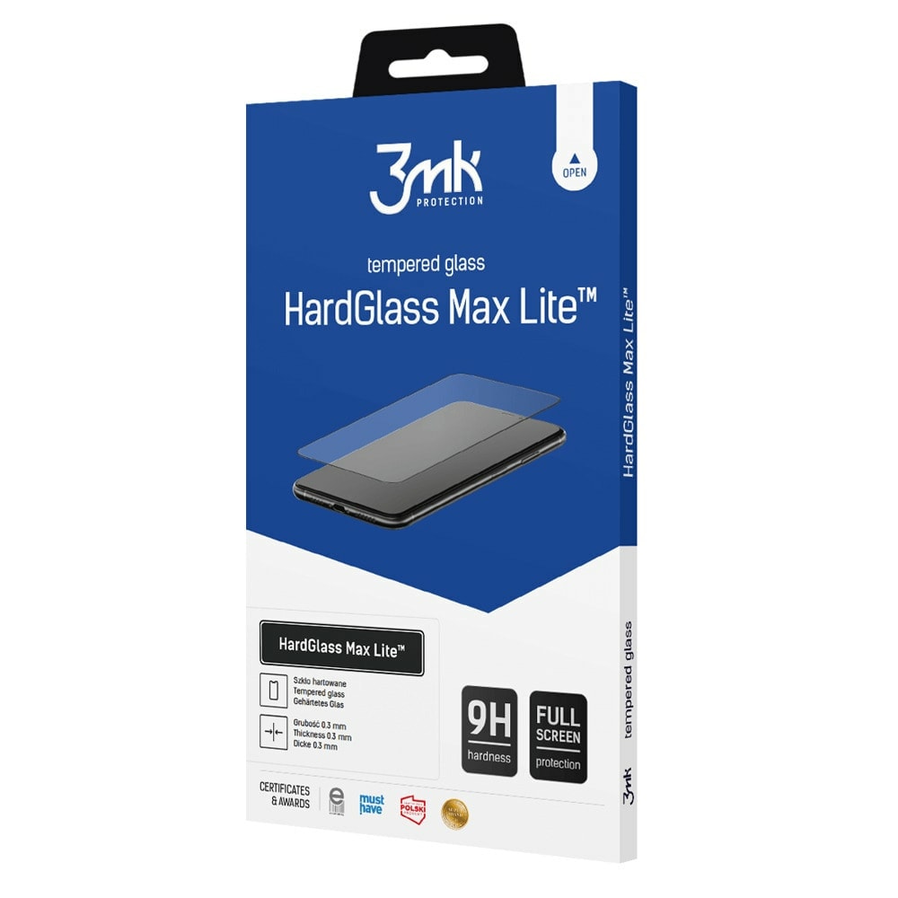 Протектор от закалено стъкло /Tempered Glass/ 3MK HardGlass Max Lite за Xiaomi Redmi Note 12 Pro / Pro +