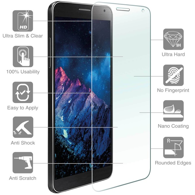 Протектор от закалено стъкло /Tempered Glass/ 4smarts за iPhone 7 Plus