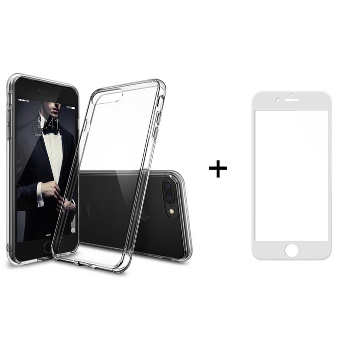 Протектор от закалено стъкло /Tempered Glass/ (за целия дисплей) Remax Crystal за iPhone 7/7S Plus