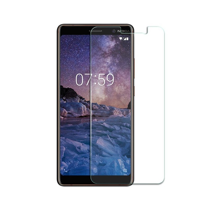 Протектор от закалено стъкло /Tempered Glass/ DeTech за Nokia 7.1 Plus
