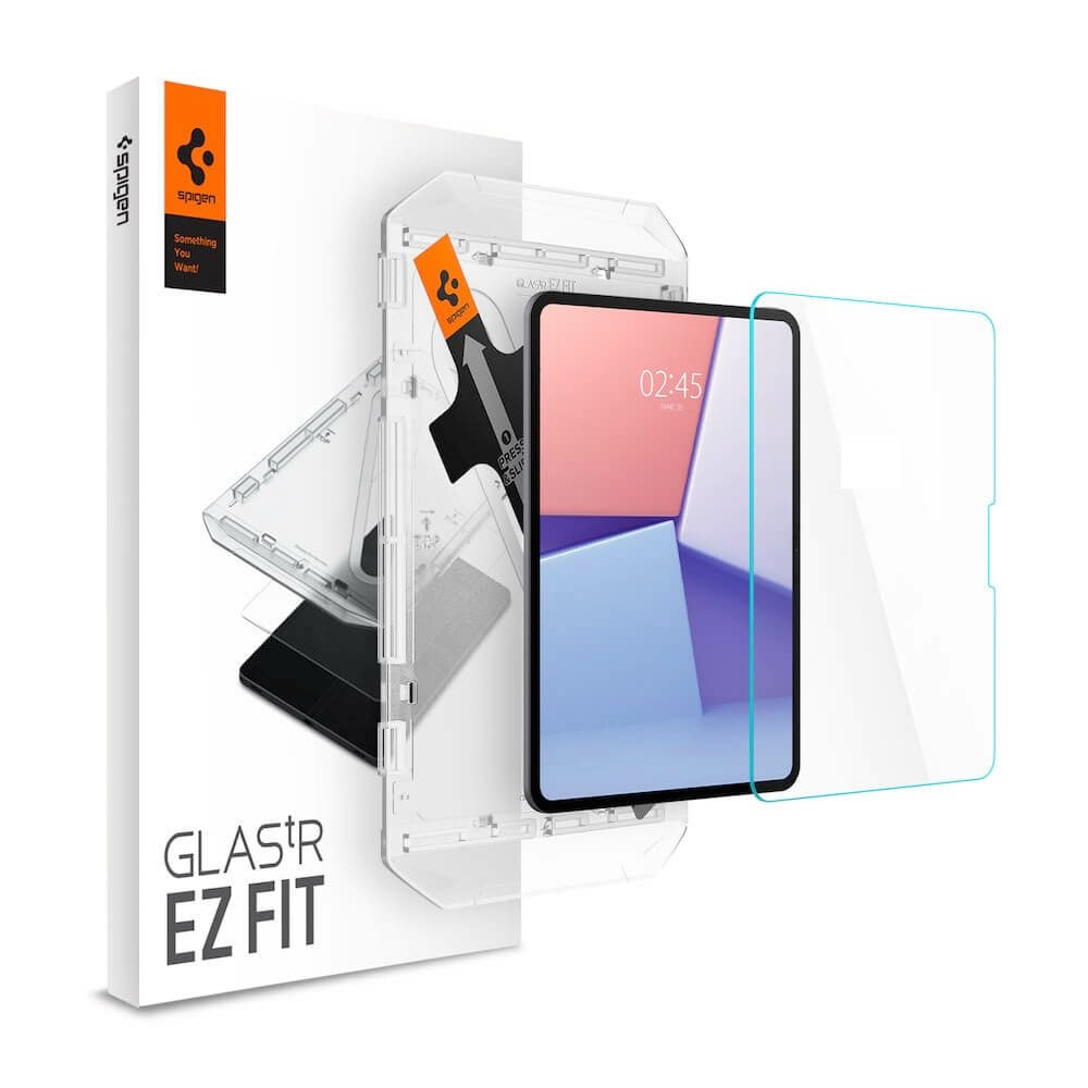 Протектор от закалено стъкло /Tempered Glass/ Spigen GLAS.tR EZ Fit (AGL07788) за Apple iPad Air 11 (2024)