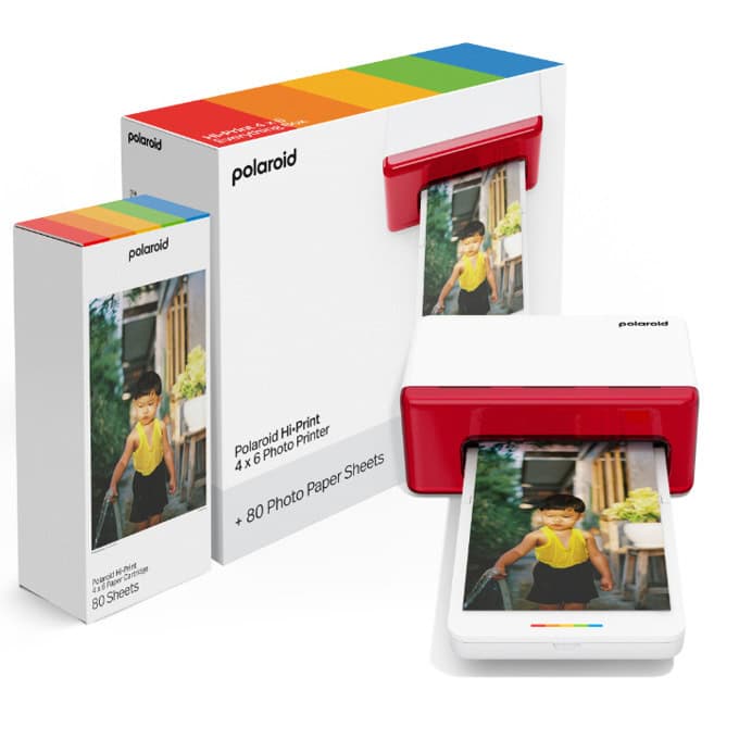 Фото принтер Polaroid Everything Box Hi Print 4x6 Photo Printer в комплект с фотохартия
