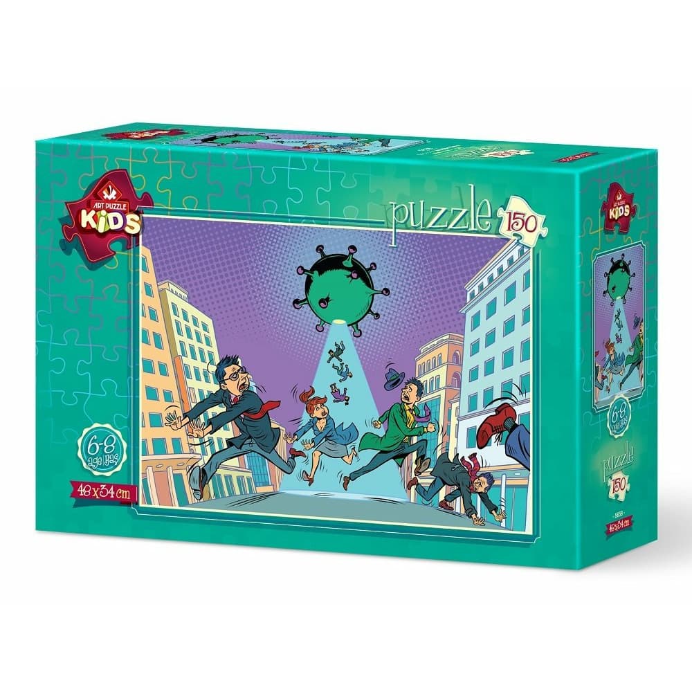 Детски пъзел Art Puzzle Вирусът атакува