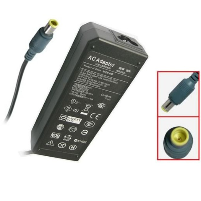 Захранване (заместител) за лаптопи IBM Lenovo 20V/4.5A/90W 92P1104