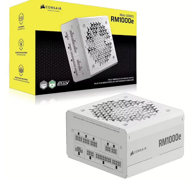 Захранване Corsair RM1000e White (CP-9020294-EU)