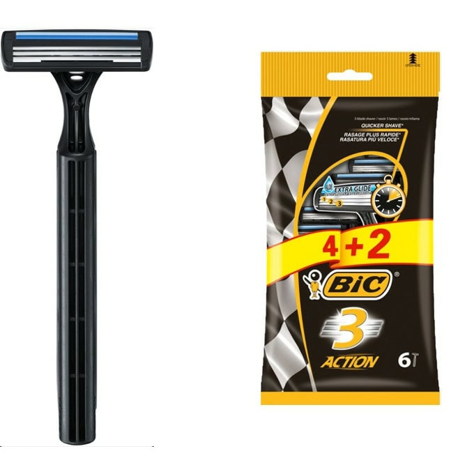 Самобръсначка BIC 3 Action 4+2