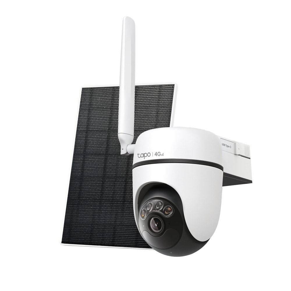 IP камера TP-Link Tapo C615G KIT с включен слънчев панел