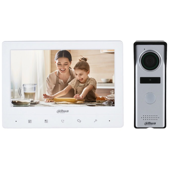 Комплект еднофамилна видеодомофонна система Dahua KTA03