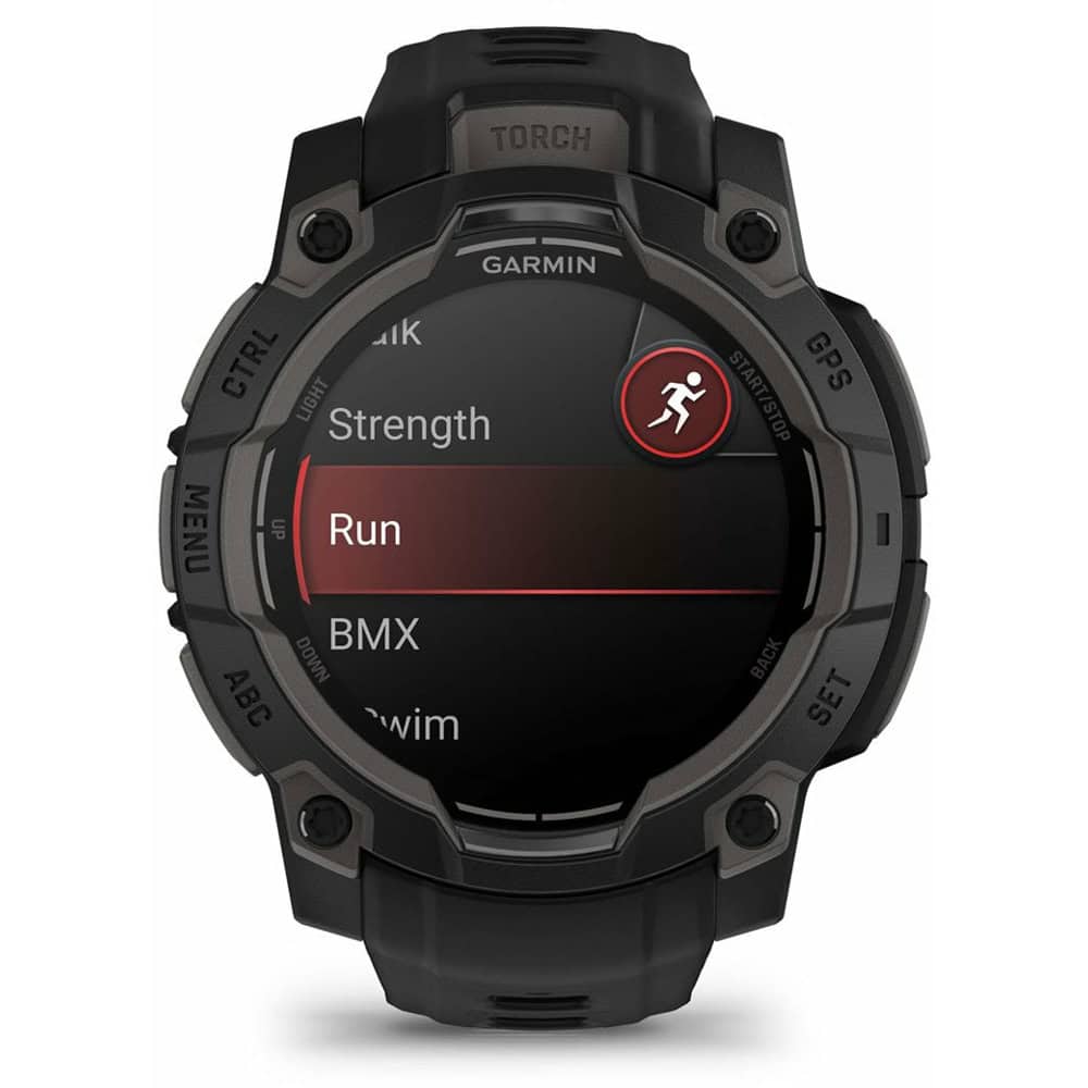 Смарт часовник Garmin Instinct 3 - 45mm AMOLED Black
