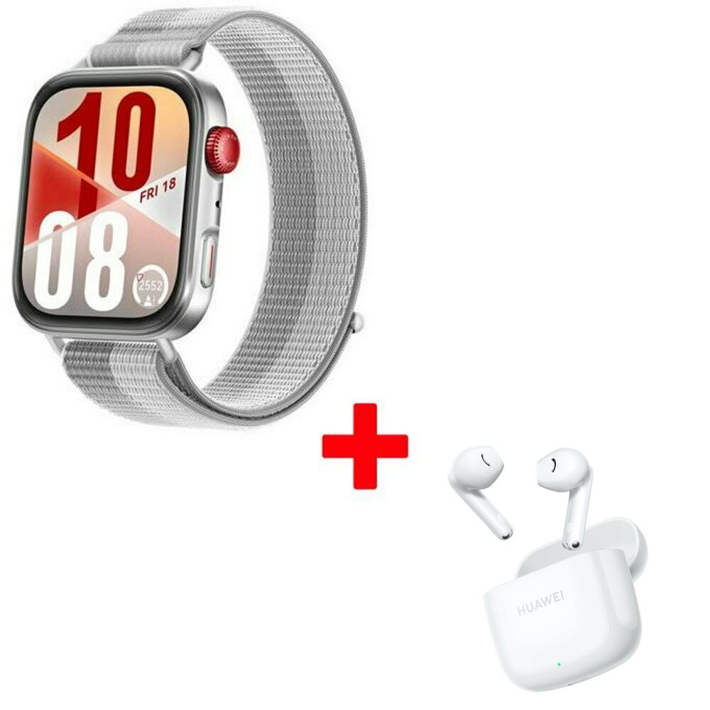 Смарт часовник Huawei Watch Fit 4 Seiya-B19F Nelon в комплект със слушалки Huawei FreeBuds SE 2