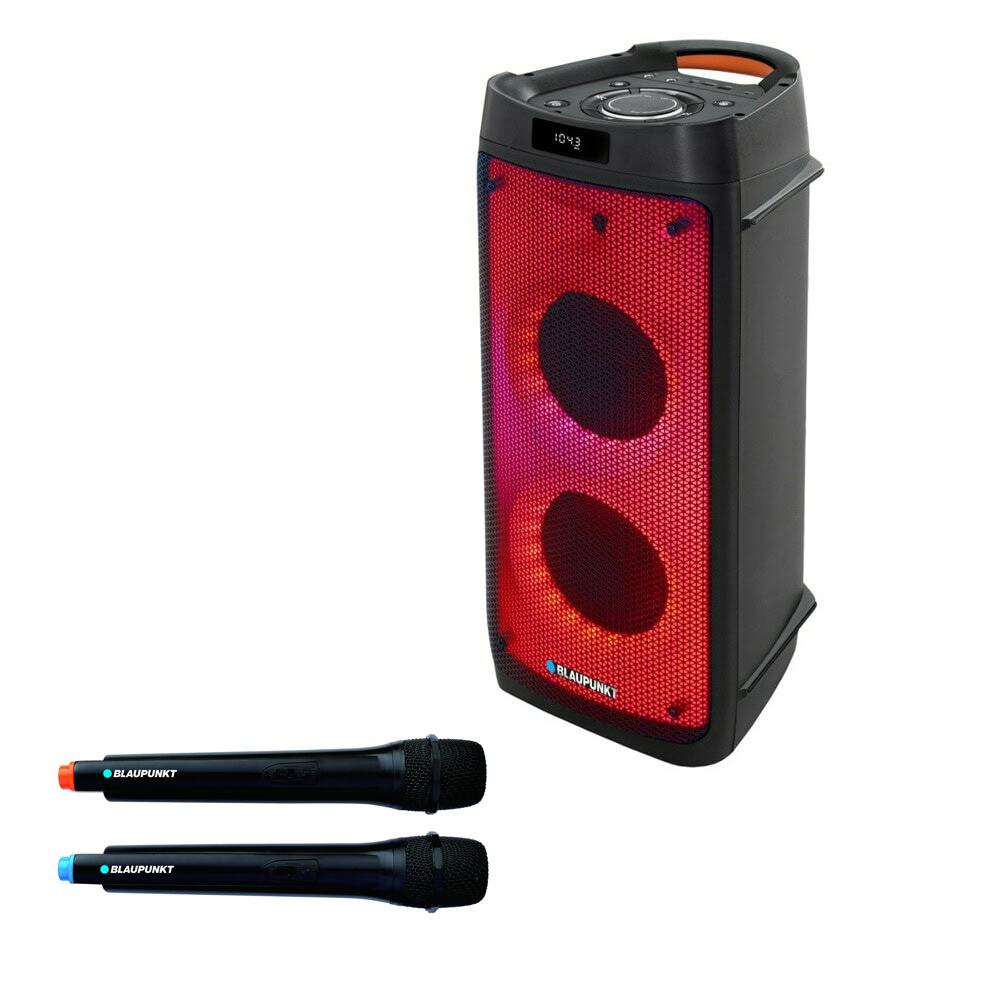 Комплект караоке колона и два микрофона Blaupunkt PB06DB