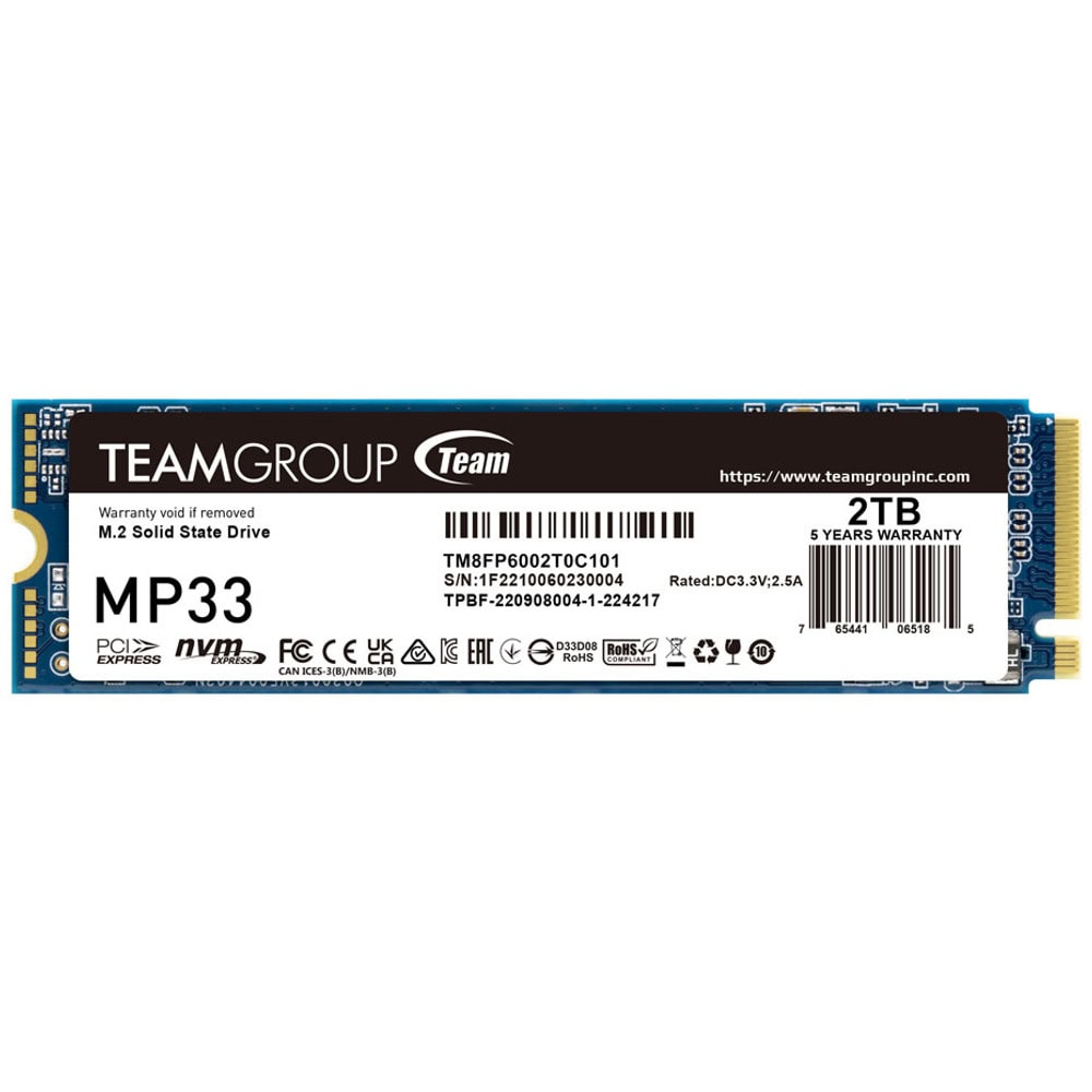 Памет SSD 2TB TeamGroup MP33