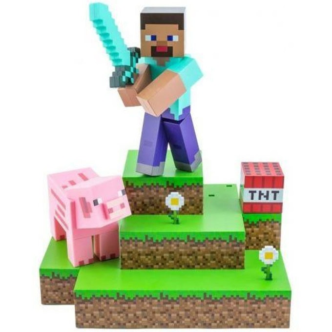 Лампа Paladone Minecraft - Steve Diorama Light