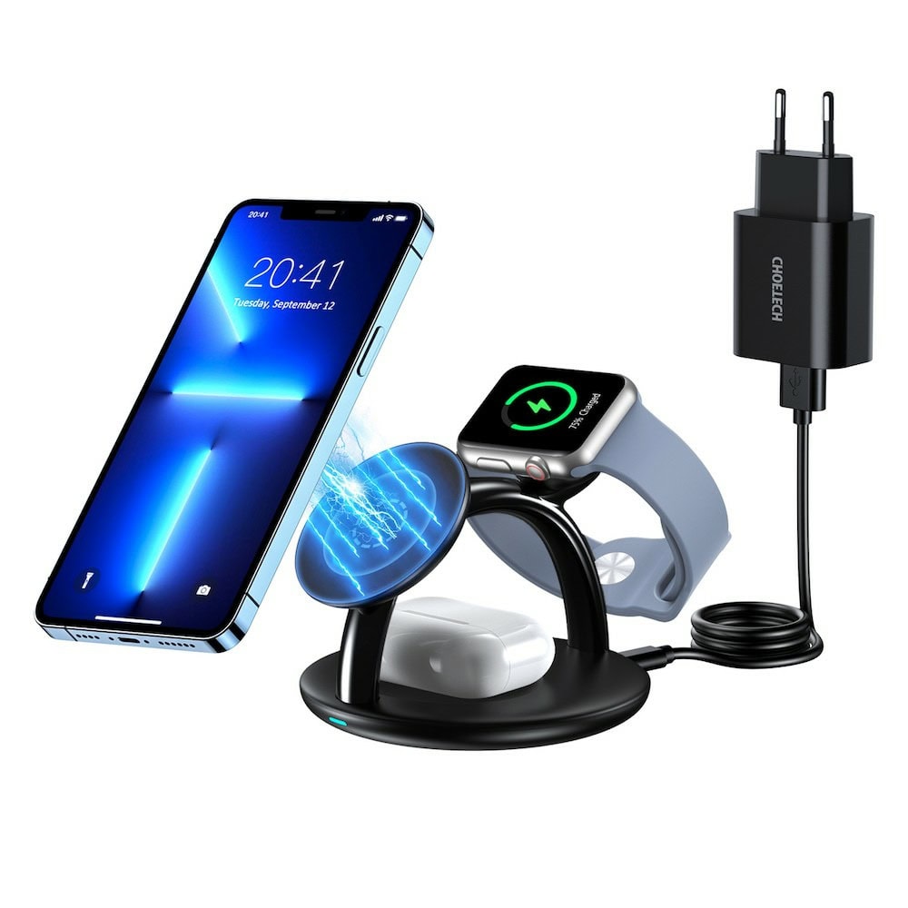 Безжично зарядно Choetech T587-F