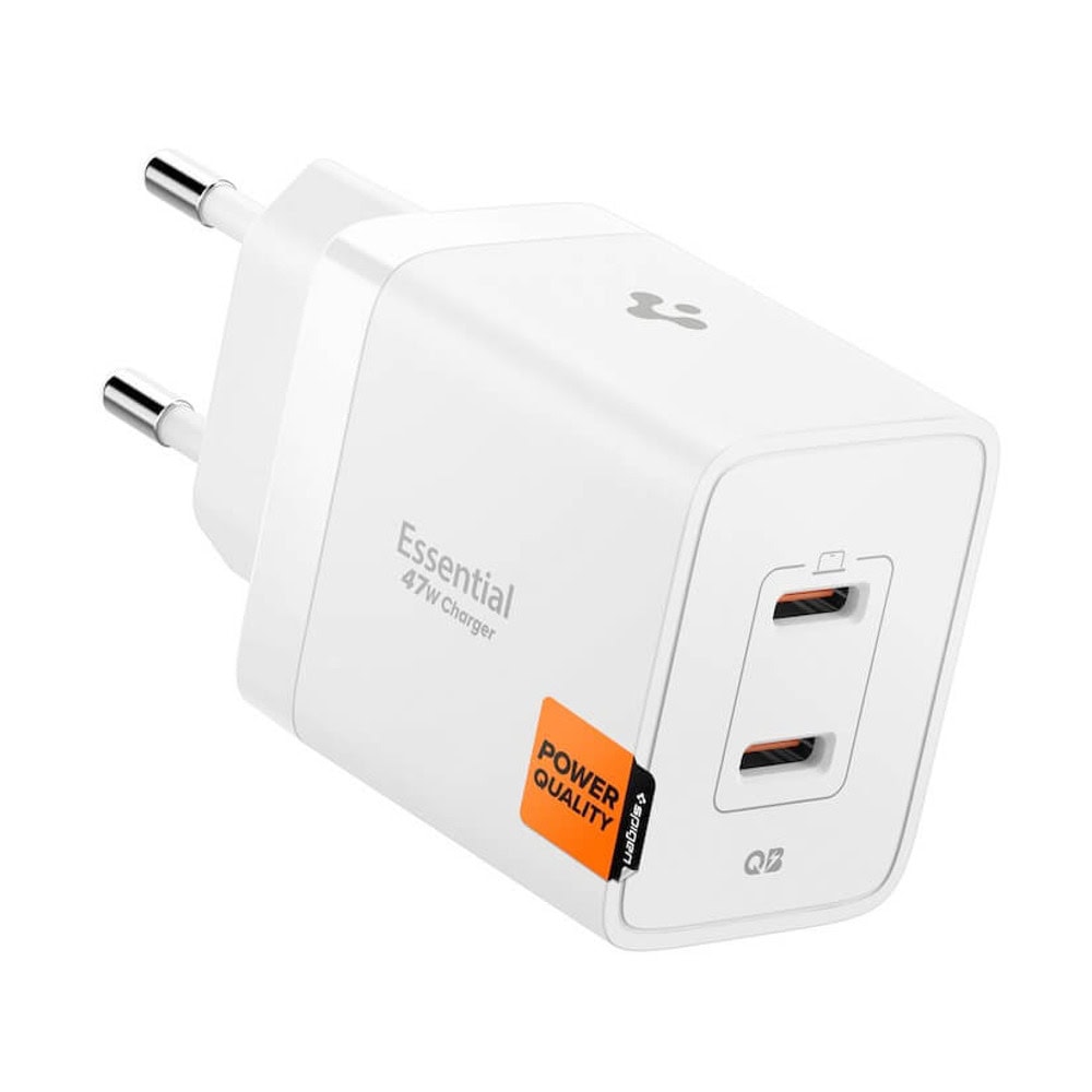 Зарядно устройство Spigen ArcStation Essential Dual 47W (ACH08707)