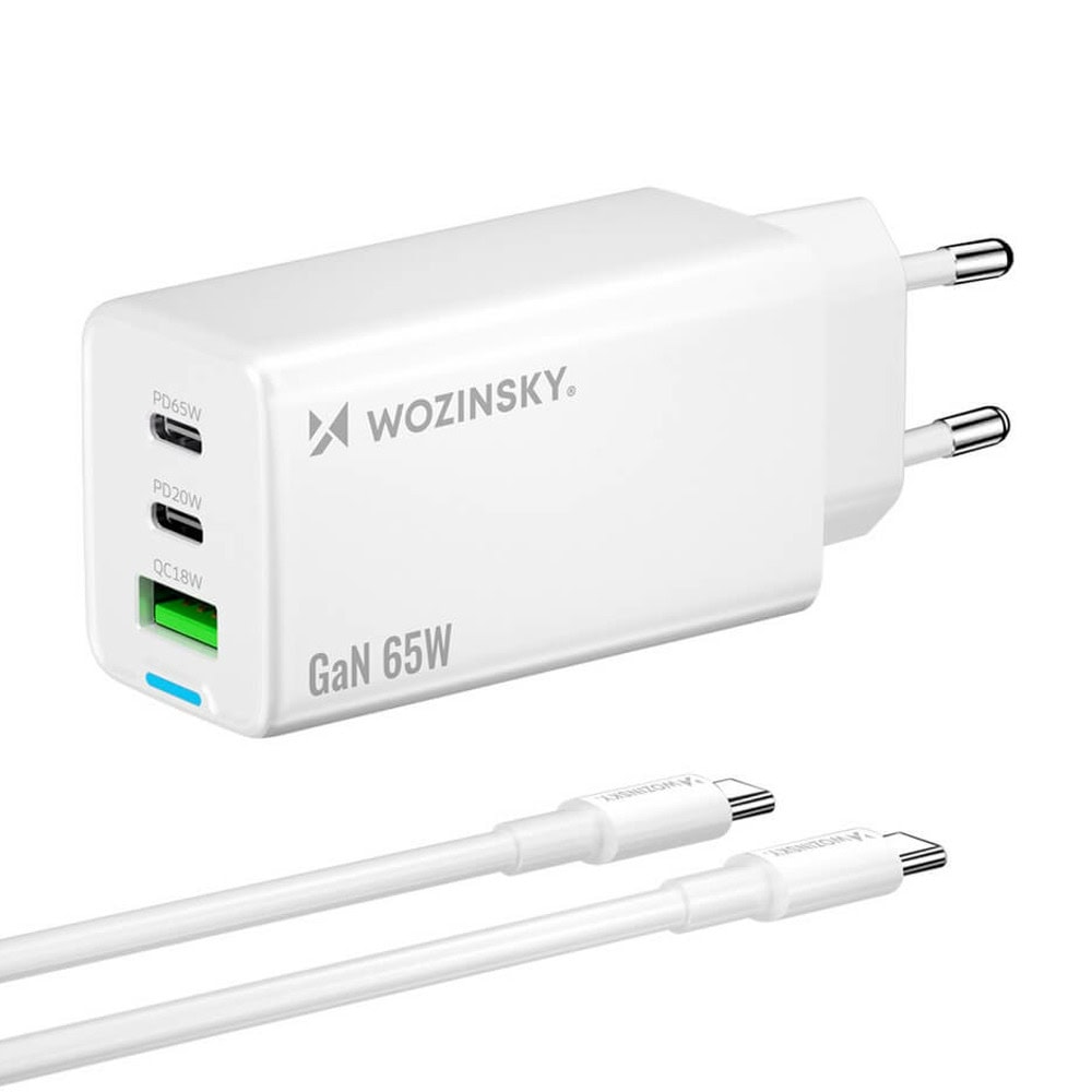 Зарядно устройство Wozinsky GaN 65W (WDCCBC)