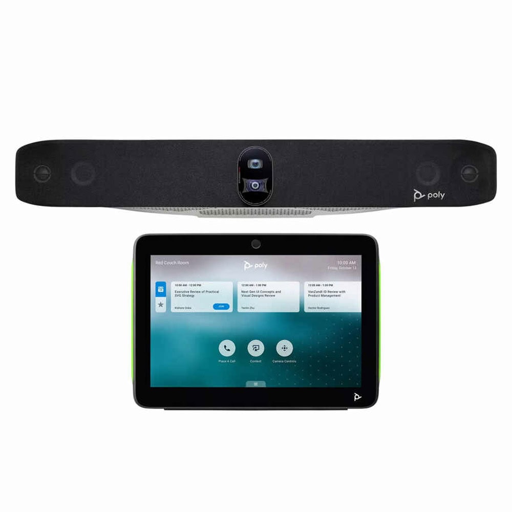 Видеоконферентна система HP Poly Studio X70 All-In-One в комплект с тъч интерфейс устройство Poly TC10