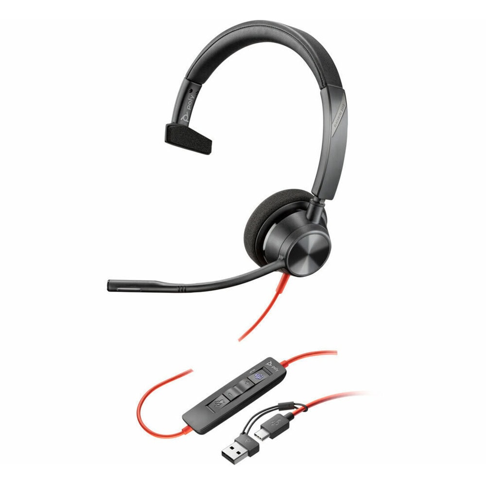 Конферентна слушалка Poly Blackwire 3310 Monaural