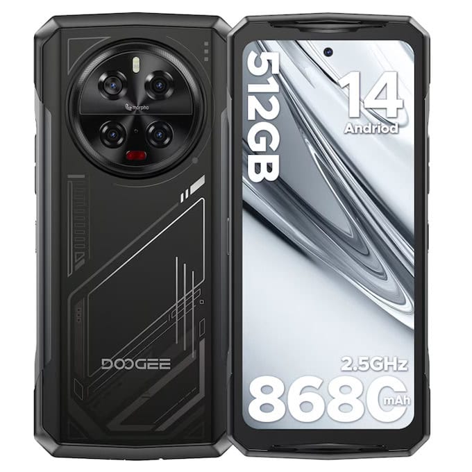 Смартфон Doogee V40 (сребрист)