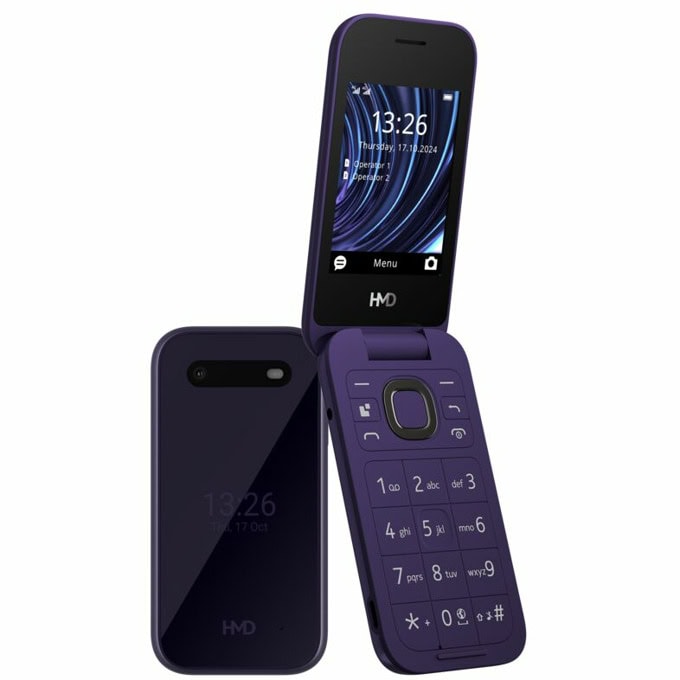 Мобилен телефон HMD 2660 Flip Twilight Violet (лилав)