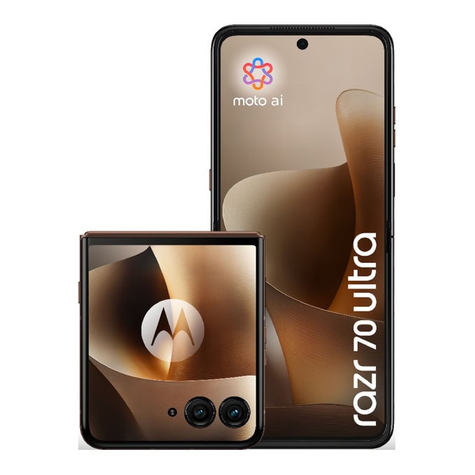 Смартфон Motorola Razr 70 Ultra (кафяв)