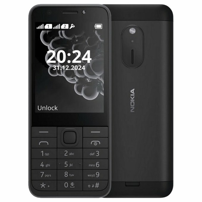 Мобилен телефон Nokia 230 2025 (черен)