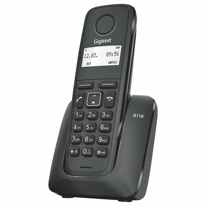 Безжичен DECT телефон Gigaset A116