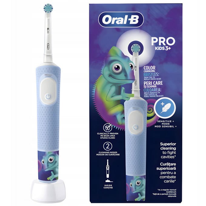Ел. четка за зъби Oral-B Pro Kids 3+ Chameleon