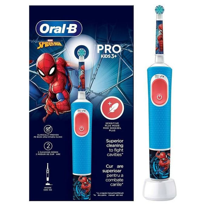 Ел. четка за зъби Oral-B SPIDERMAN PRO 3+ 6/15/6