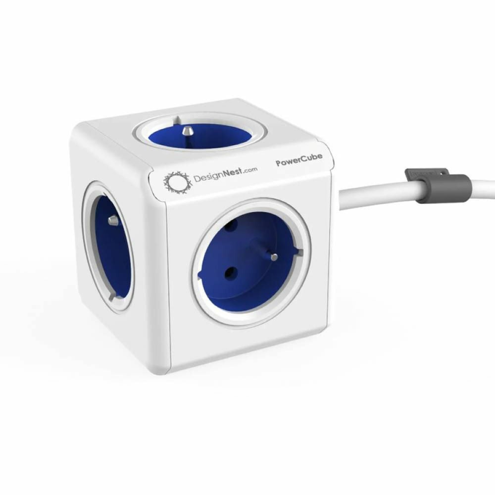 Разклонител DesignNest PowerCube Extended 1300BL