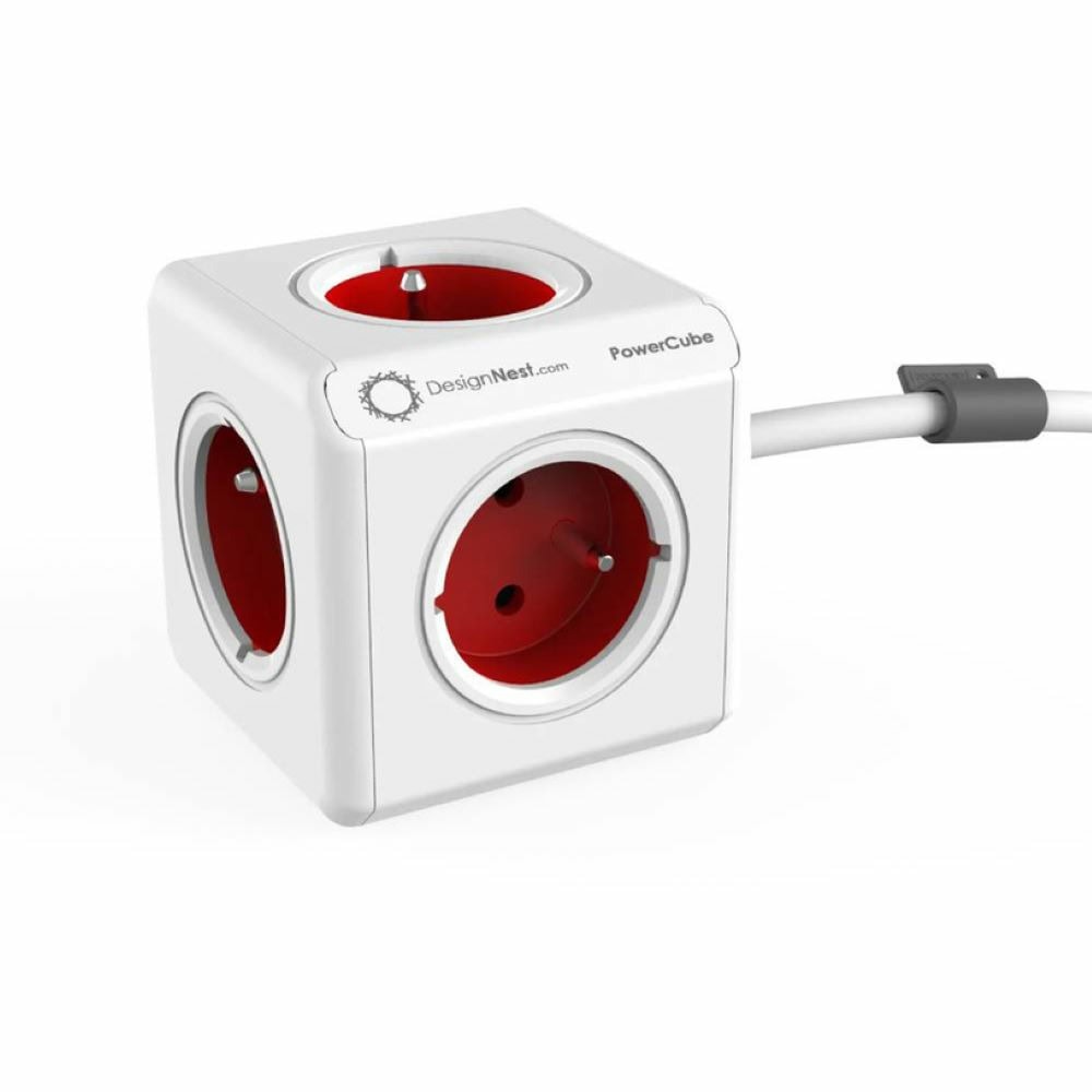 Разклонител DesignNest PowerCube Extended 1300RD