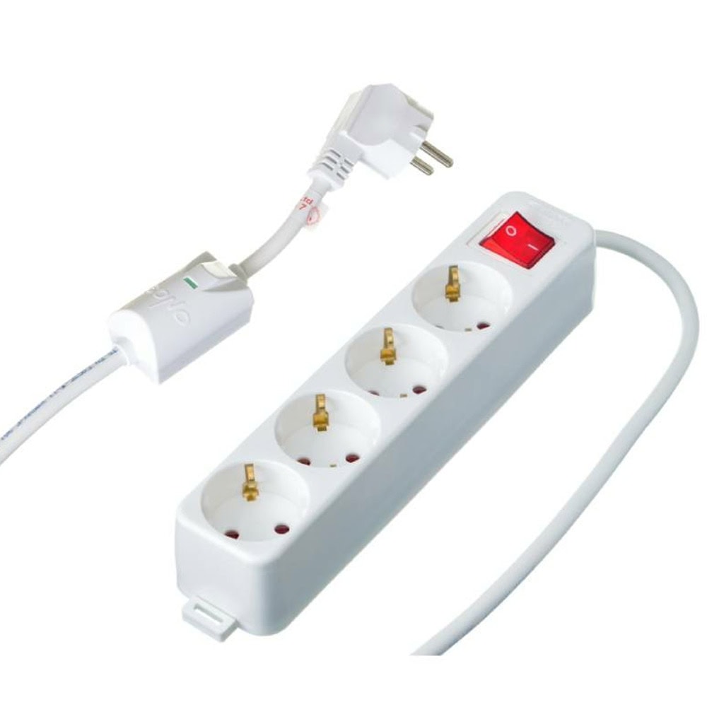 Разклонител Sono 4КХ1.5 White