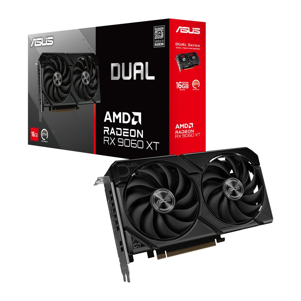 Видео карта AMD Radeon RX 9060 XT в комплект с дънна платка Asus Prime B850 Plus Wi-Fi